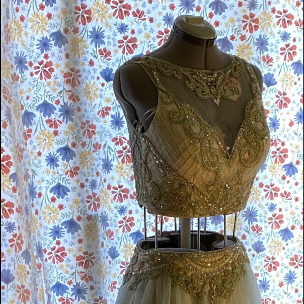 two-piece prom/homecoming dress